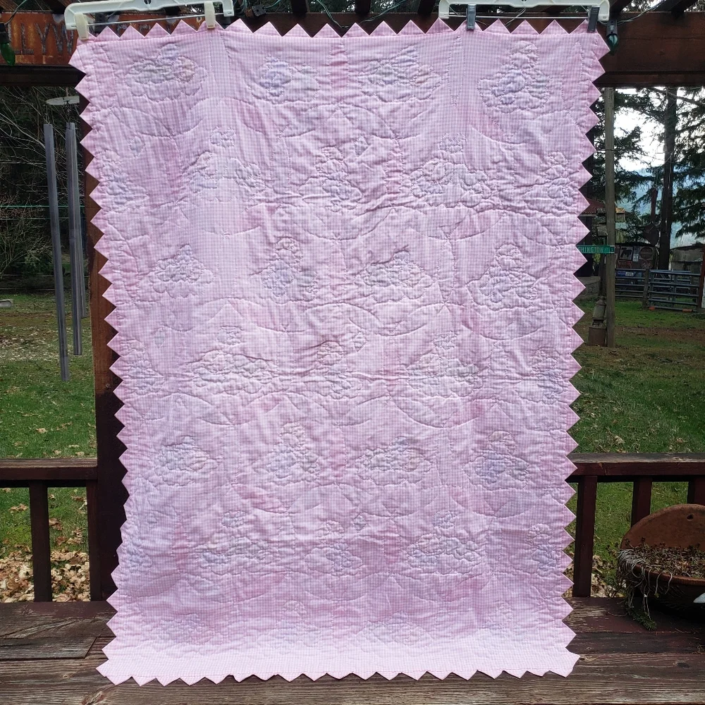 Handmade Baby Blanket / Quilt - Little Girl